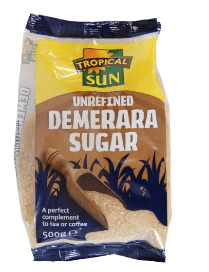 TROPICAL SUN DEMERARA SUGAR - 500G - TROPICAL SUN