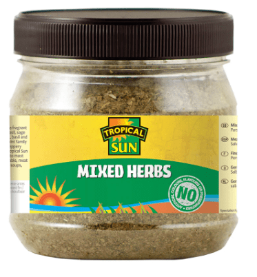 TROPICAL SUN DRIED MIXED HERBS - 165G - TROPICAL SUN