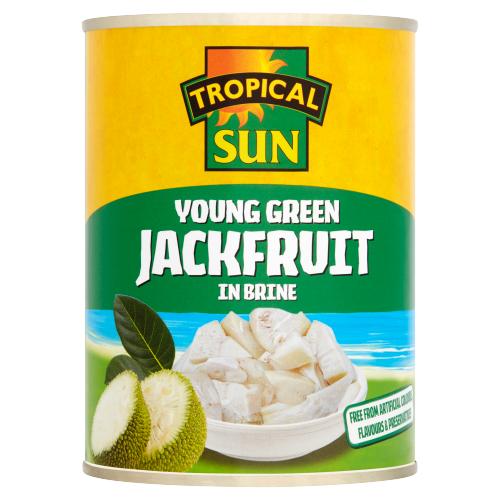 TROPICAL SUN GREEN JACKFRUIT IN BRINE - 560G - TROPICAL SUN