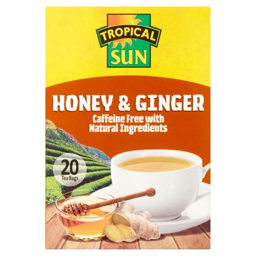 TROPICAL SUN HONEY GINGER TEA - 70G - TROPICAL SUN