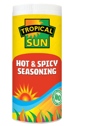 TROPICAL SUN HOT & SPICY SEASONING - 100G - TROPICAL SUN