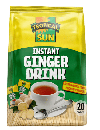 TROPICAL SUN INSTANT GINGER DRINK - 180G - TROPICAL SUN