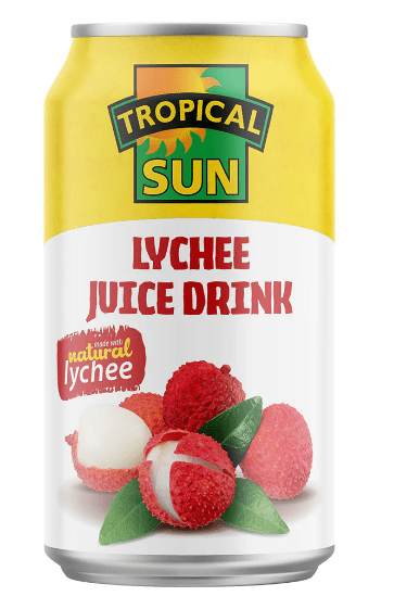 TROPICAL SUN LYCHEE JUICE - 310ML - TROPICAL SUN