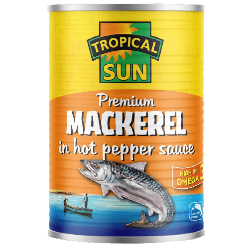 TROPICAL SUN MACKEREL HOT PEPPER SAUCE - 400G - TROPICAL SUN