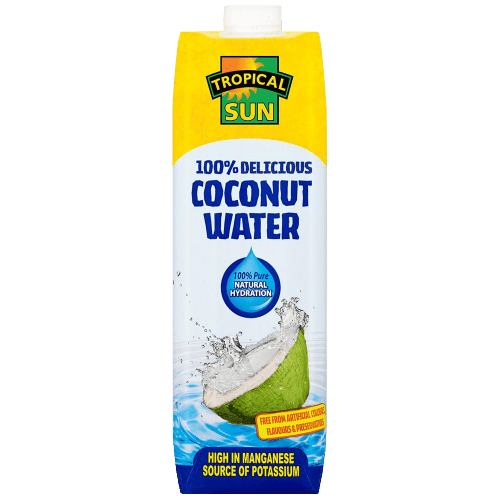 TROPICAL SUN NATURAL COCONUT WATER - 1L - TROPICAL SUN