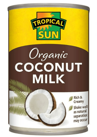 TROPICAL SUN ORGANIC COCONUT MILK - 400ML - TROPICAL SUN