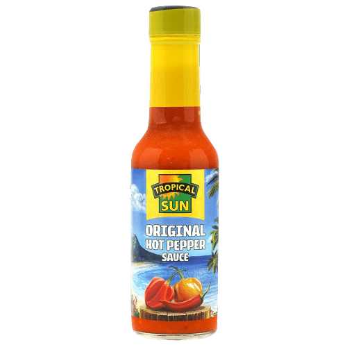 TROPICAL SUN ORIGINAL HOT PEPPER SAUCE - 150ML - TROPICAL SUN