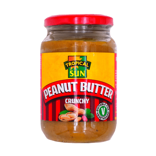 TROPICAL SUN PEANUT BUTTER CRUNCHY - 340G - TROPICAL SUN