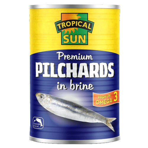 TROPICAL SUN PILCHARDS IN BRINE - 425G - TROPICAL SUN