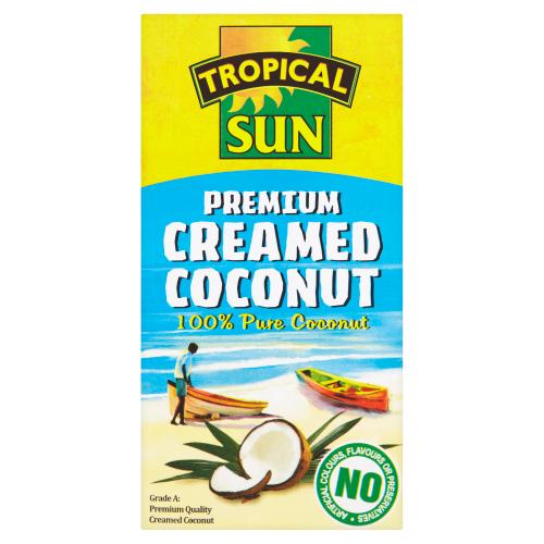 TROPICAL SUN PREMIUM CREAMED COCONUT - 200G - TROPICAL SUN