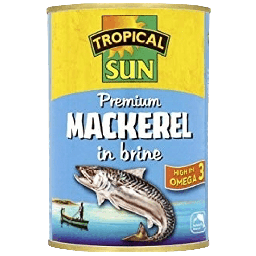 TROPICAL SUN PREMIUM MACKEREL IN BRINE - 400G - TROPICAL SUN