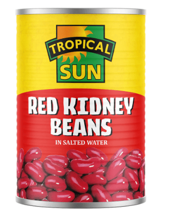 TROPICAL SUN RED KIDNEY BEANS - 400G - TROPICAL SUN