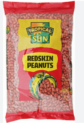 TROPICAL SUN RED SKIN PEANUTS - 500G - TROPICAL SUN