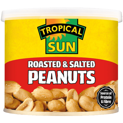 TROPICAL SUN ROASTED & SALTED PEANUTS - 200G - TROPICAL SUN