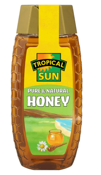 TROPICAL SUN SQUEEZY ORGANIC HONEY - 340G - TROPICAL SUN