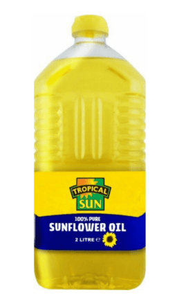 TROPICAL SUN SUNFLOWER OIL - 2L - TROPICAL SUN