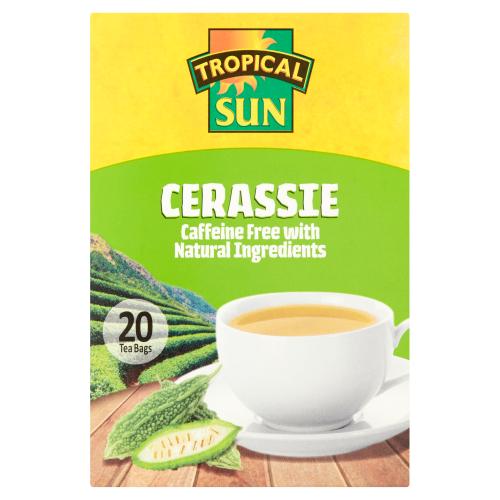 TROPICAL SUN TEA CERASSIE - 20 TEA BAGS - TROPICAL SUN