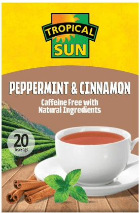 TROPICAL SUN TEA CINNAMON AND PEPPERMINT - 30G - TROPICAL SUN