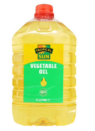 TROPICAL SUN VEGETABLE OIL - 5L - TROPICAL SUN