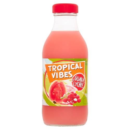 TROPICAL VIBES GUAVA + LYCHEE - 300ML - TROPICAL SUN