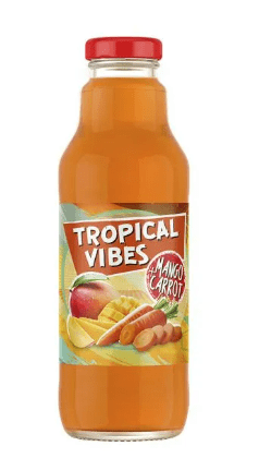 TROPICAL VIBES MANGO + CARROT FRUIT DRINK - 532ML - TROPICAL SUN