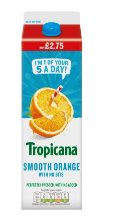 TROPICANA SMOOTH ORANGE - 850ML - TROPICAN