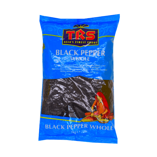 TRS BLACK PEPPER WHOLE - 1KG - TRS