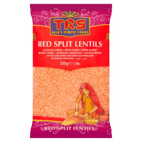 TRS SPLIT RED LENTILS 500G (MASOOR DALL) - TRS