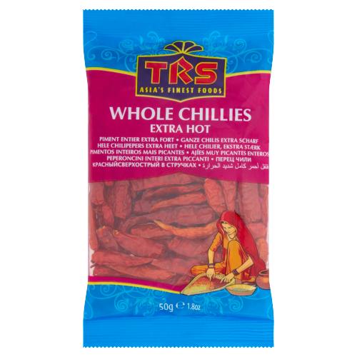 TRS WHOLE CHILLIES EXTRA HOT - 50G - TRS