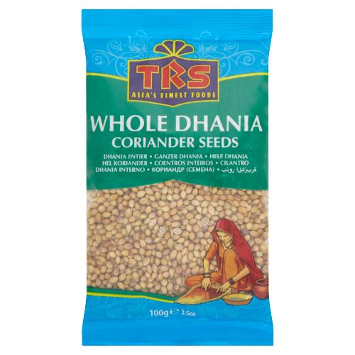 TRS WHOLE DHANIA CORIANDER SEEDS - 100G - TRS