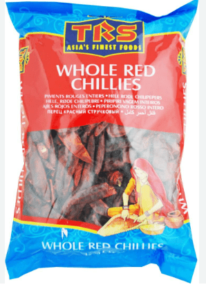 TRS WHOLE RED CHILLIES - 150G - TRS