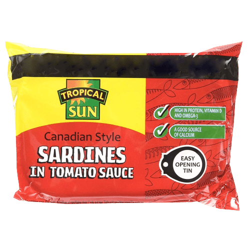 TS SARDINES IN TOMATO SAUCE 106G - TROPICAL SUN