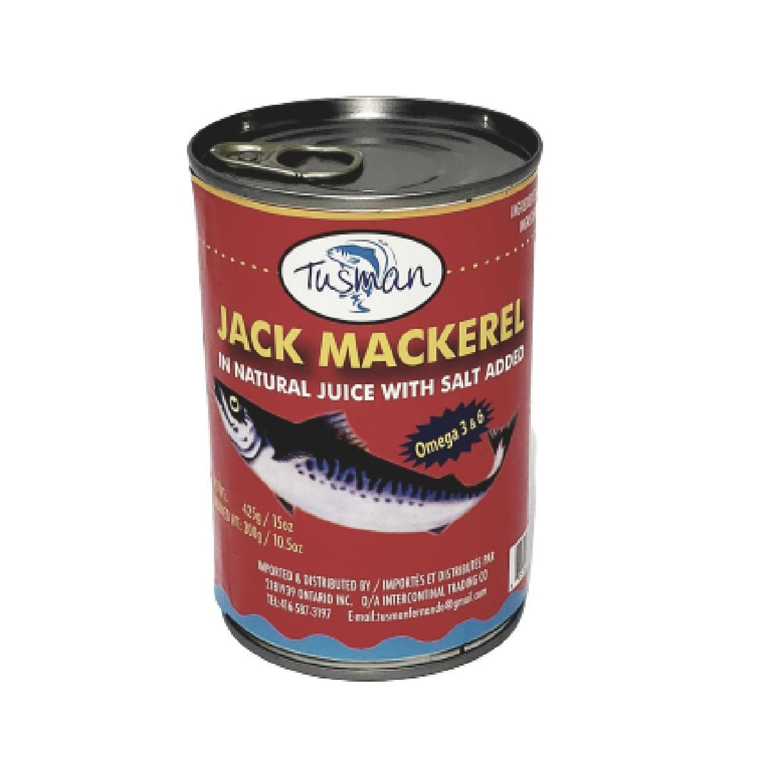 TUSMAN JACK MACKERAL TIN FISH - 425G - TUSMAN