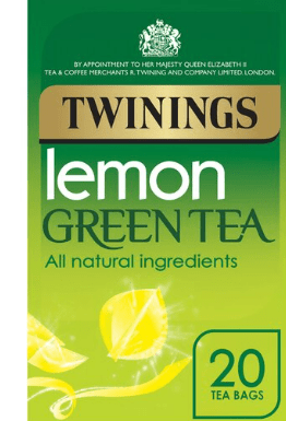 TWINNINGS GREEN TEA WITH LEMON GREEN TEA - 40G - TWINNINGS