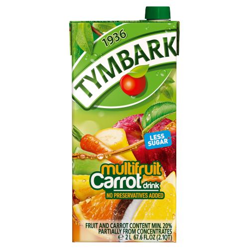 TYMBARK MULTIFRUIT CARROT DRINK - 2L - TYMBARK