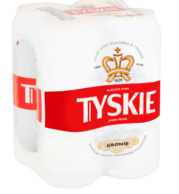 TYSKIE 4PACK - 500ML - TYSKIE