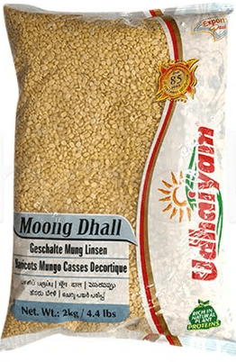 UDHAYAM MOONG DHALLWASHED SPLIT 2KG - UDHAYAM