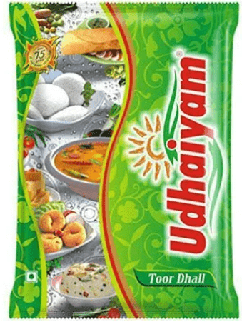 UDHAYAM TOOR DHALL 5KG - UDHAYAM