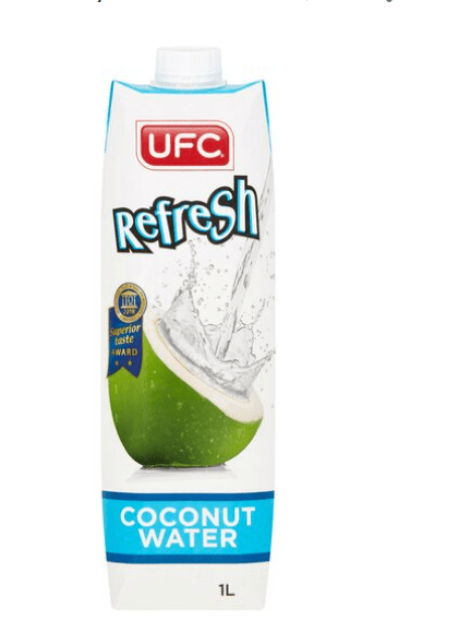 UFC REFRESH NATURAL COCONUT WATER - 1L - UFC