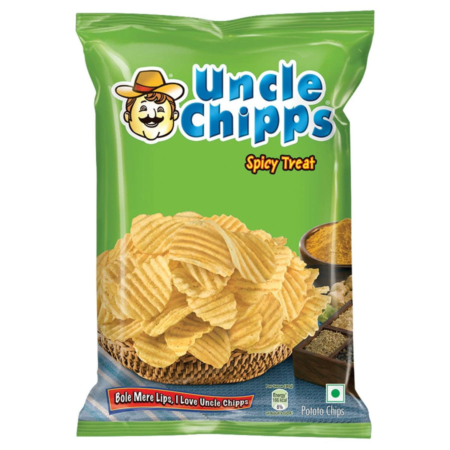 UNCLE CHIPPS SPICY TREAT - 52G - UNCLE CHIPPS