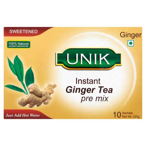 UNIK INSTANT GINGER CHAI PRE MIX - 220G - UNIK