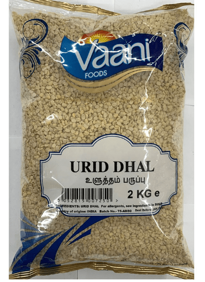 VAANI FOOD URID DHAL 2KG - Branded