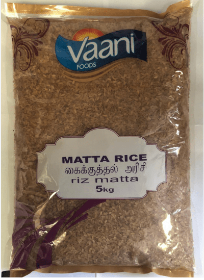 VAANI FOODS MATTA RICE - 5KG - VAANI