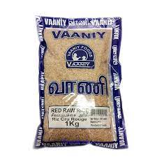 VAANI FOODS RED RAW RICE - 1KG - VAANI