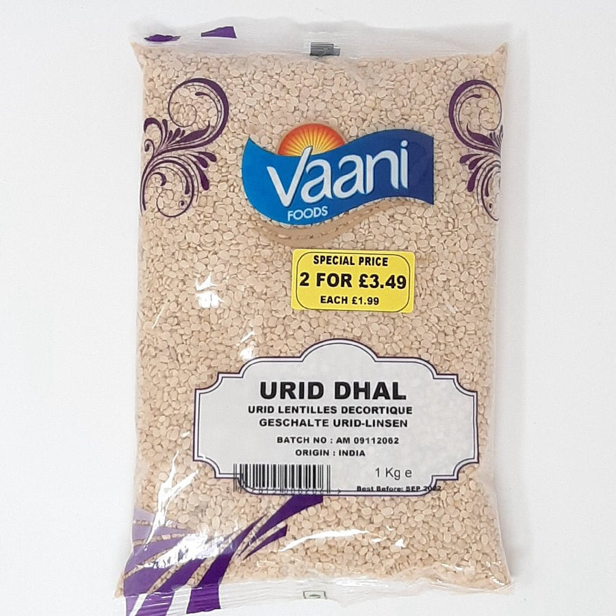 VAANI FOODS URID DHAL - 1KG - VAANI