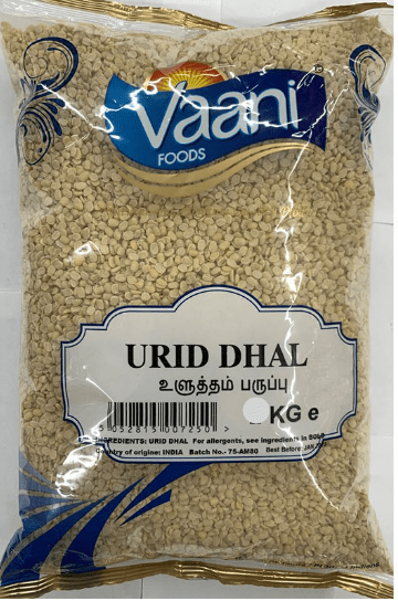 VAANI FOODS URID DHAL 1KG - Branded