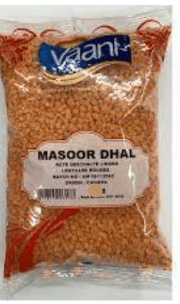 VAANI MASOOR DHAL - 3.6KG - VAANI