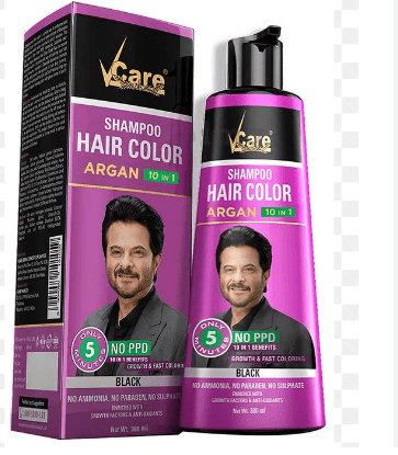 VCARE SHAMPOO HAIR COLOUR - 380ML - VCARE