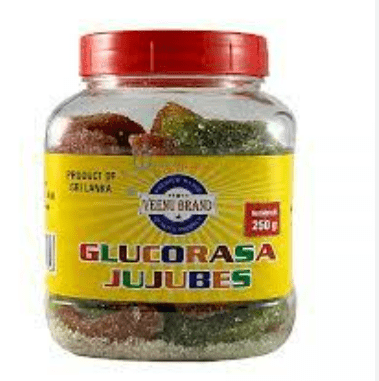 VEENU BRAND GLUCORASA JUJUBES - 250G - VEENU