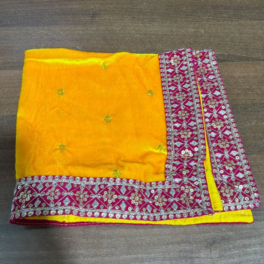 Velvet Designed Aasan - 21x21 - ALLI BHAVAN